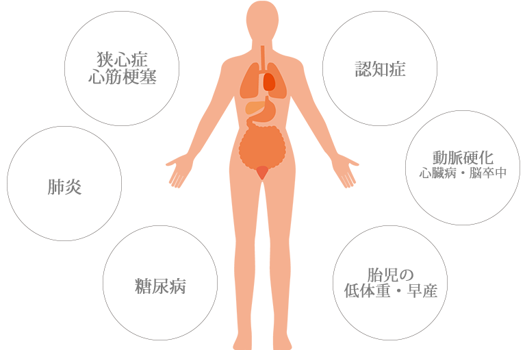 歯周病と全身疾患の関係